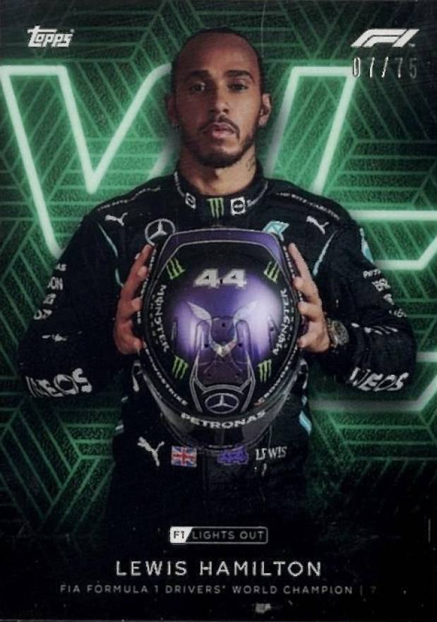 2021 Topps Formula 1 Lights Out Lewis Hamilton # Other Sports Card