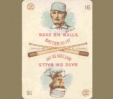 1889 E.R. Williams Card Game Griffin/McKean #12 Baseball Card