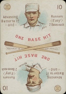 1889 E.R. Williams Card Game Hoy/Reilley #10 Baseball Card
