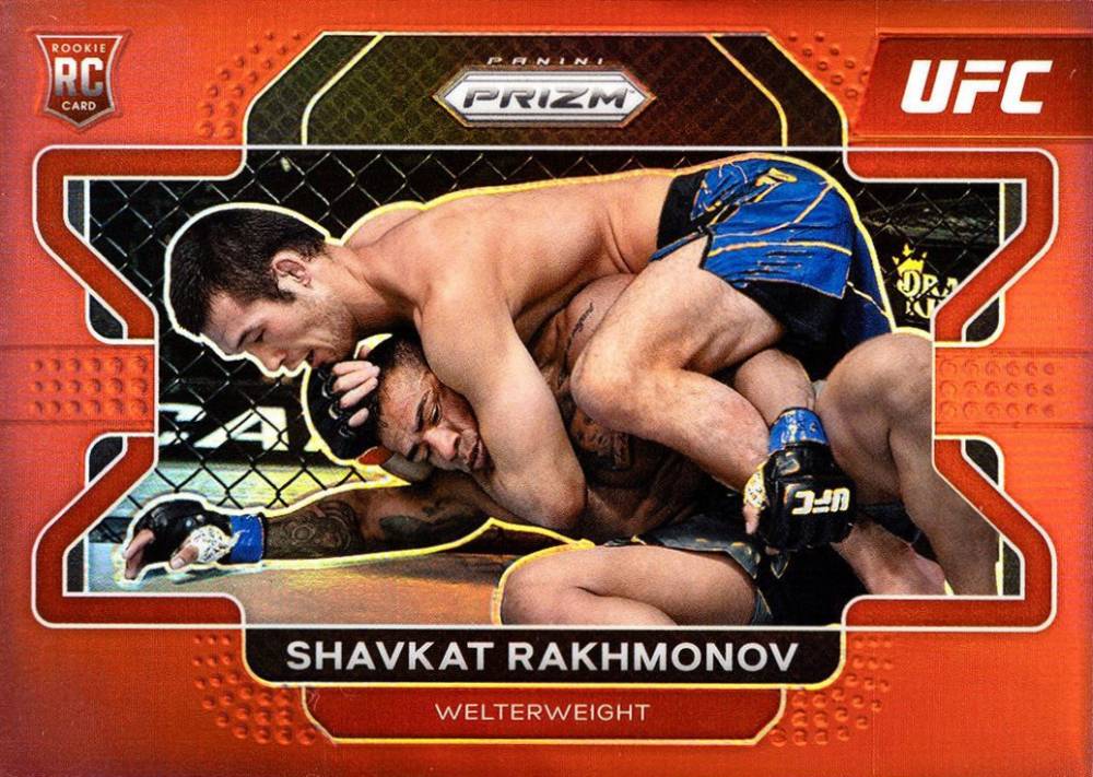 2022 Panini Prizm UFC Shavkat Rakhmonov #80 Boxing & Other Card