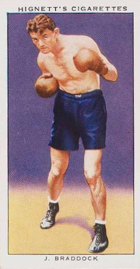 1937 Hignett Bros. & Co. Champions of 1936 J. Braddock #12 Other Sports Card