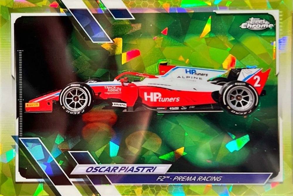 2021  Topps Chrome Formula 1 Sapphire Edition Oscar Piastri #117 Other Sports Card