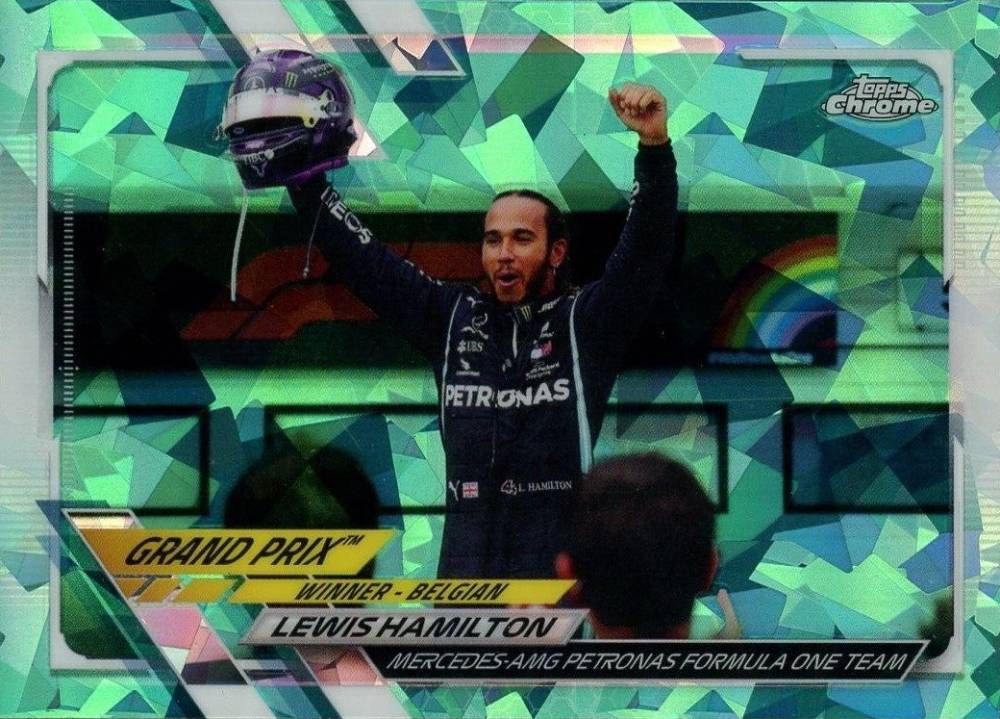 2021  Topps Chrome Formula 1 Sapphire Edition Lewis Hamilton #140 Other Sports Card