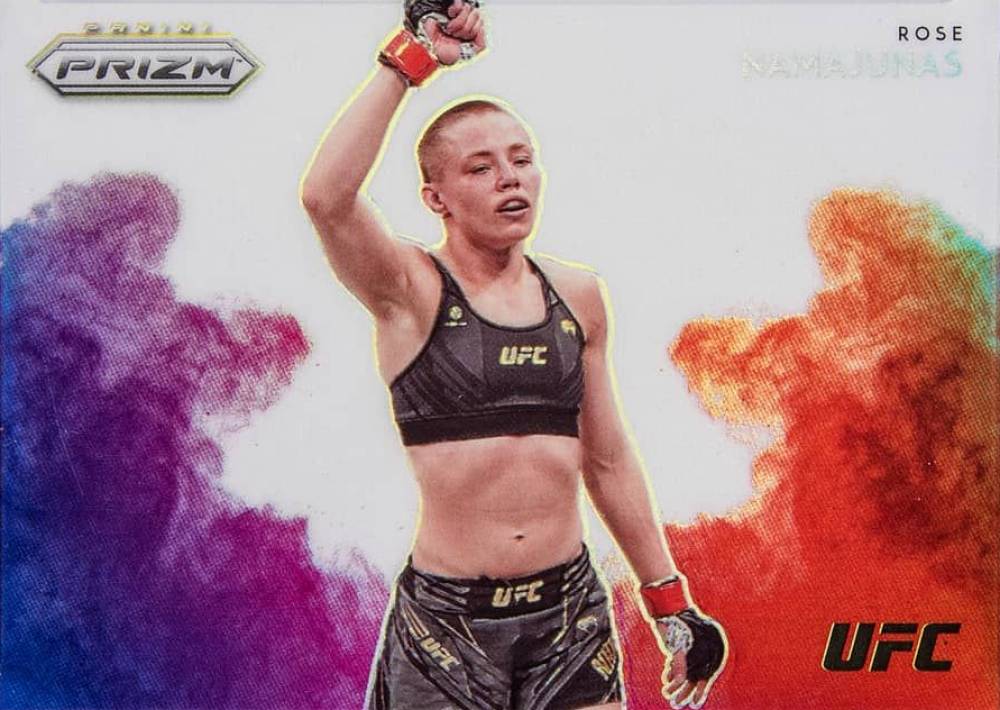 2022 Panini Prizm UFC Color Blast Rose Namajunas #9 Other Sports Card