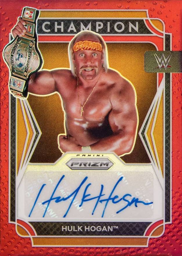 2022 Panini Prizm WWE Champion Signatures Hulk Hogan #CS-HHG Other Sports Card