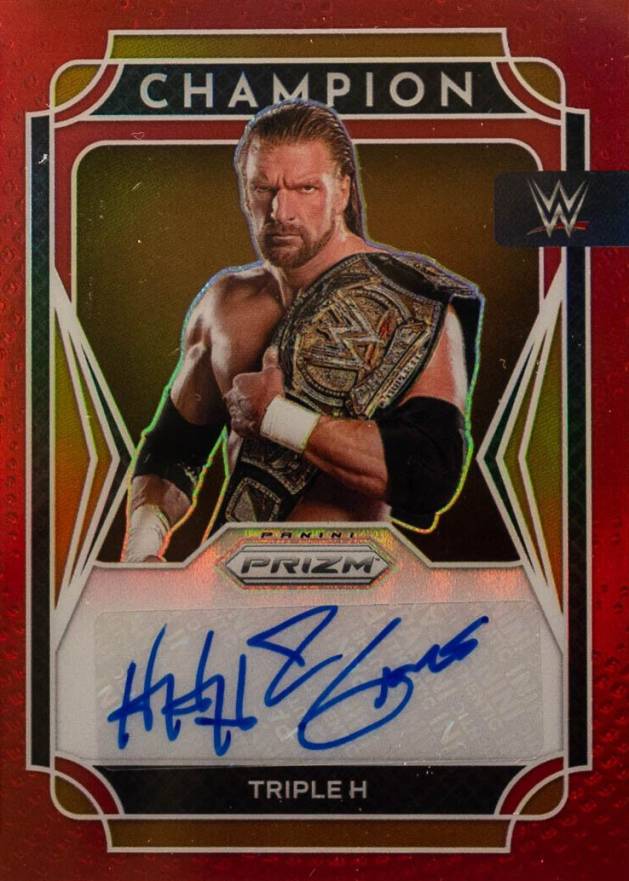 2022 Panini Prizm WWE Champion Signatures Triple H #CS-TPH Other Sports Card