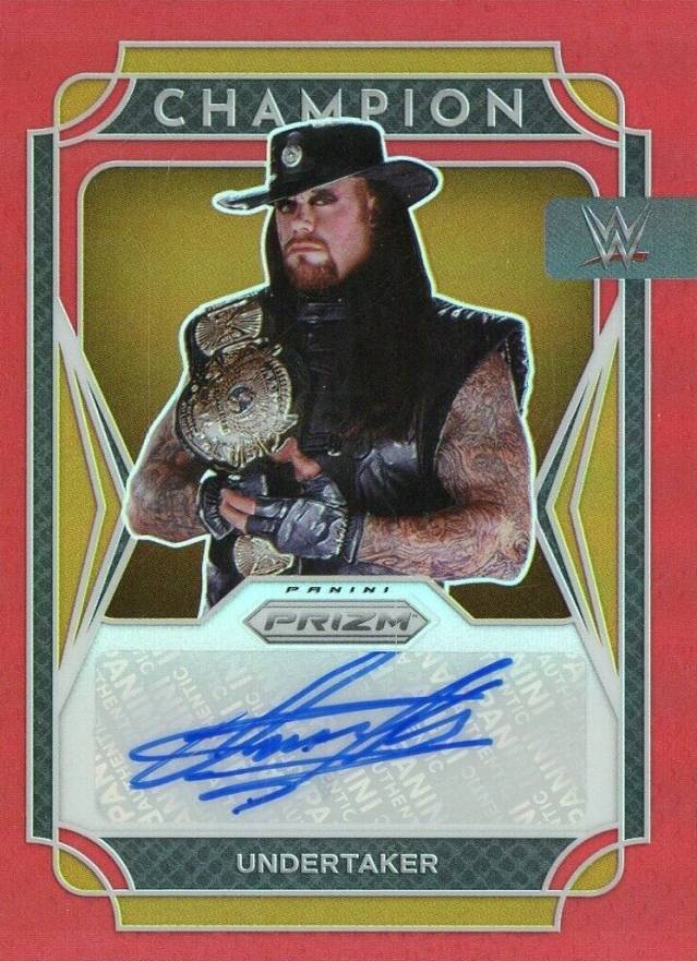 2022 Panini Prizm WWE Champion Signatures Undertaker #CS-UND Other Sports Card