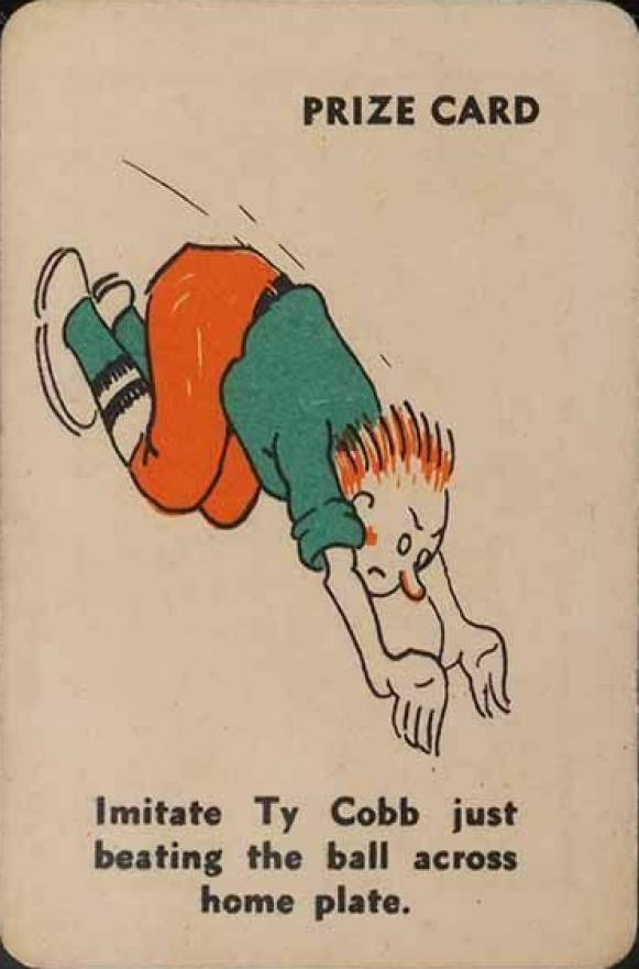 1935 Whitman Party Stunts Ty Cobb # Baseball Card