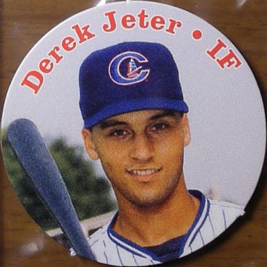 1996 Columbus Clippers Milk Caps Derek Jeter #13 Baseball Card