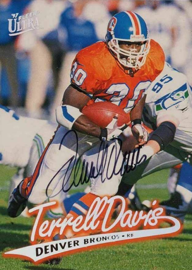 1997 Ultra Terrell Davis # Football Card