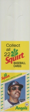 1982 Squirt-Panel Reggie Jackson #5 Baseball Card