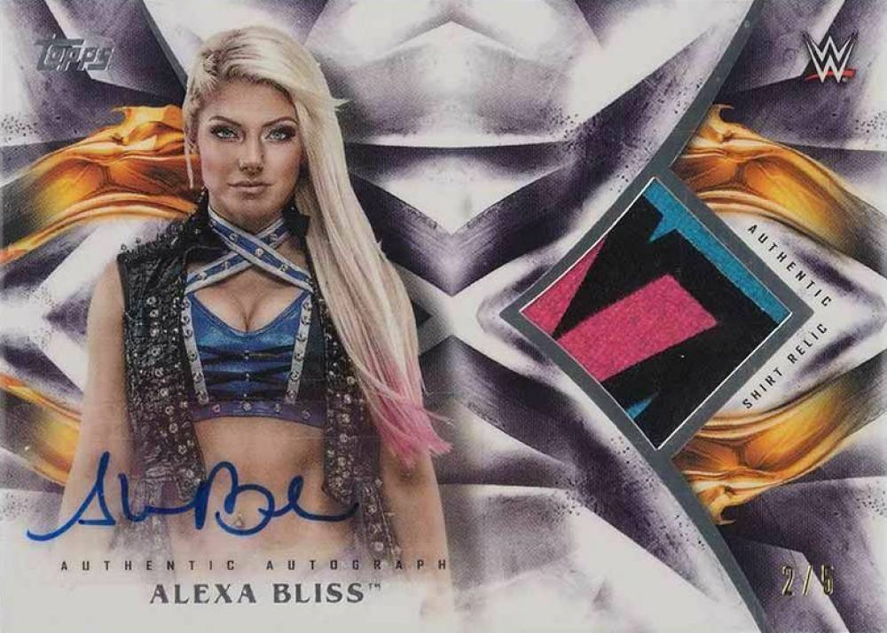 2019 Topps WWE Undisputed Undisputed Autograph Relic Alexa Bliss #AB Other Sports Card
