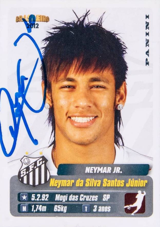 2012 Panini Campeonato Brasileiro Stickers Neymar Jr. #306 Soccer Card