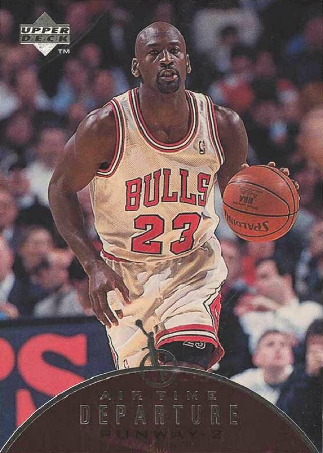 1997 Upper Deck Jordan Air Time Michael Jordan #AT2 Basketball Card