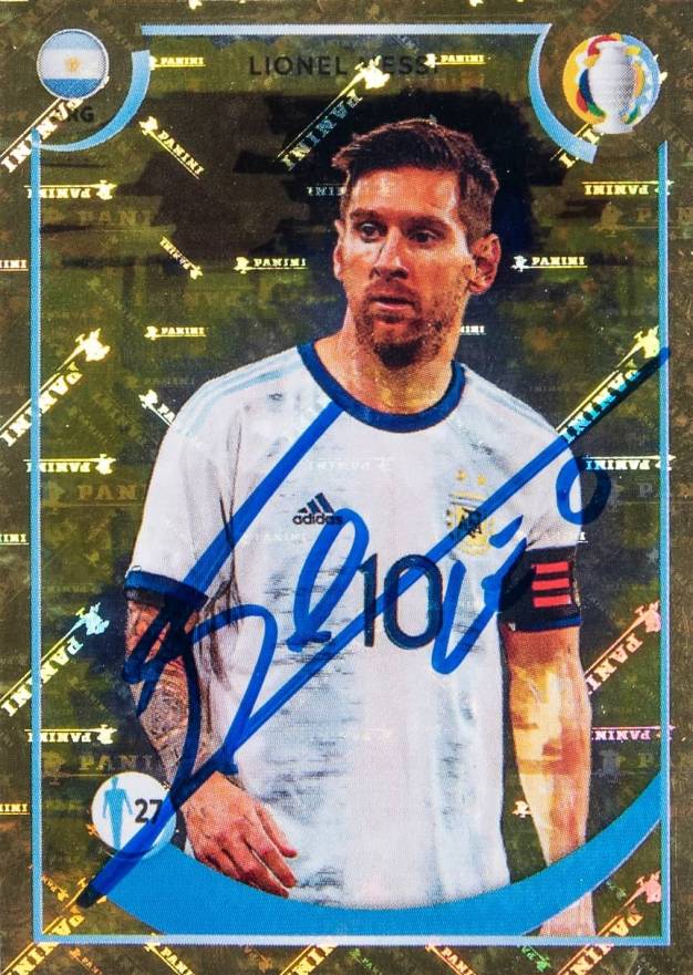 2021 Panini Conmebol Copa America Argentina Colombia Lionel Messi #M01 Soccer Card
