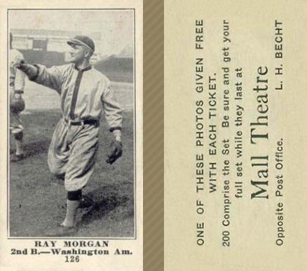 1916 Mall Theatre Ray Morgan #126 Baseball Card