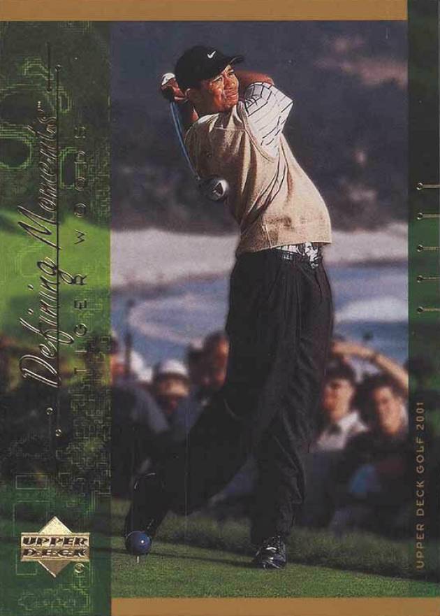 2001 Upper Deck Golf Tiger Woods #124 Golf Card