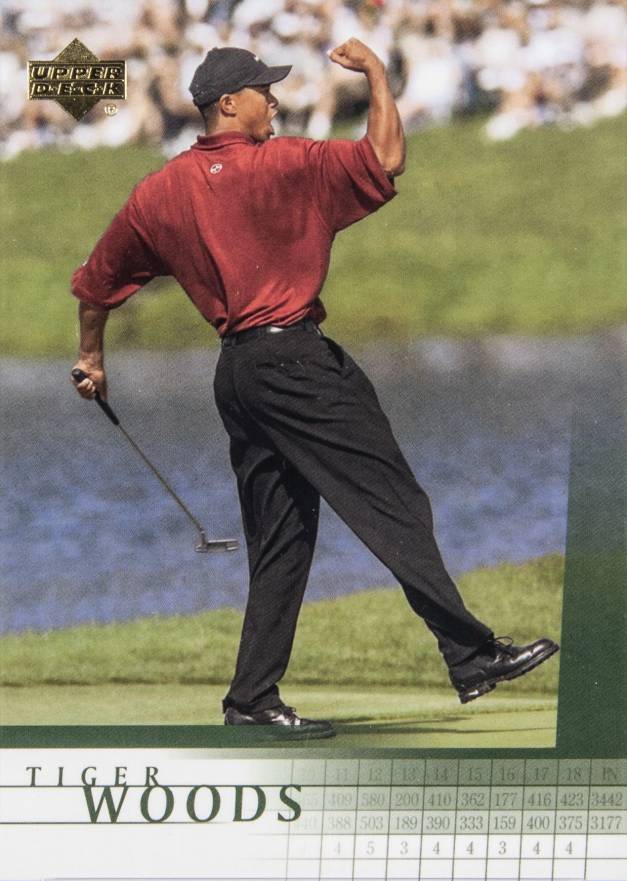 2001 Upper Deck Golf Promo Tiger Woods # Golf Card