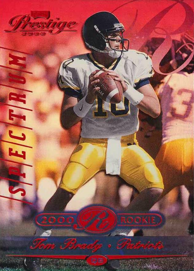 2000 Playoff Prestige Tom Brady #286 Football Card