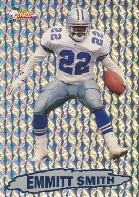 1992 Pacific Prism Inserts Emmitt Smith #6 Football Card