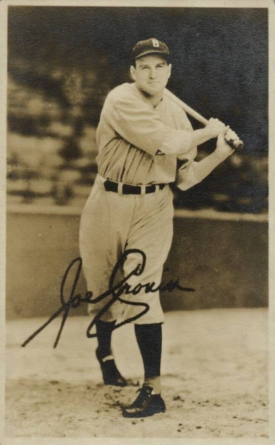 1936 Real Photo Postcard Joe Cronin # Baseball Card