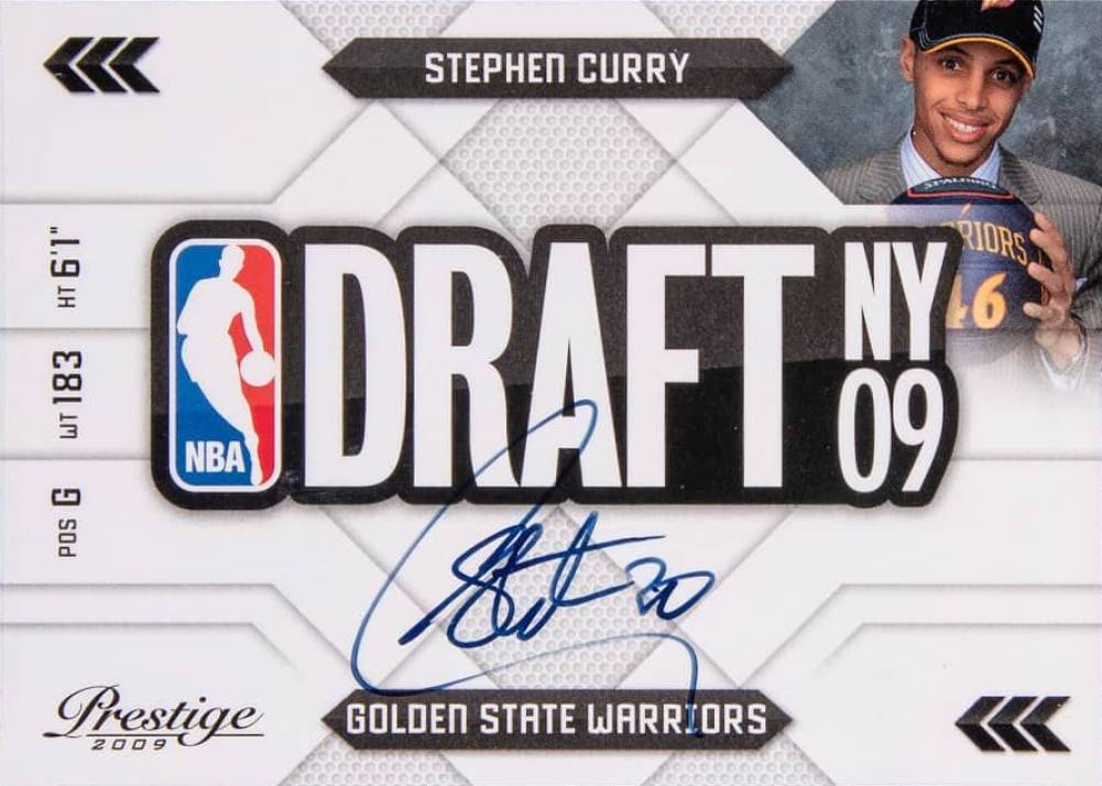 2009 Panini Prestige NBA Draft Class Stephen Curry #7 Basketball Card