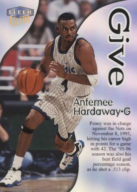 1998 Ultra Give And Take Anfernee Hardaway #7 Basketball Card