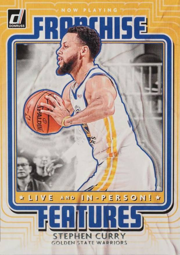2020 Panini Donruss Franchise Features Stephen Curry #10 Basketball Card