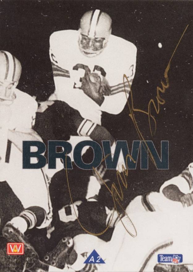 1992 All-World Jim Brown #A2 Football Card