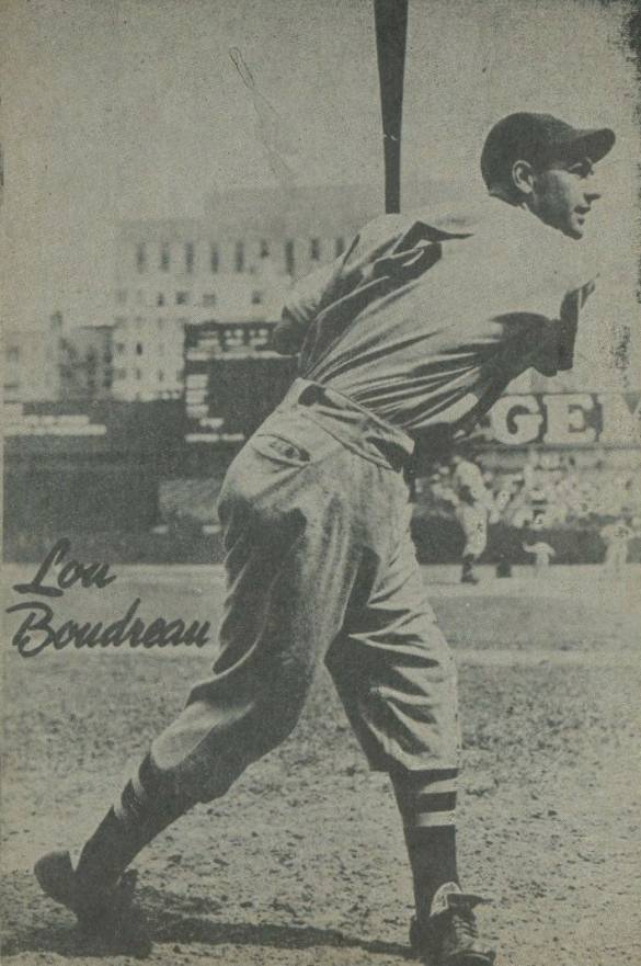 1947 Bond Bread Exhibit Lou Boudreau # Baseball Card
