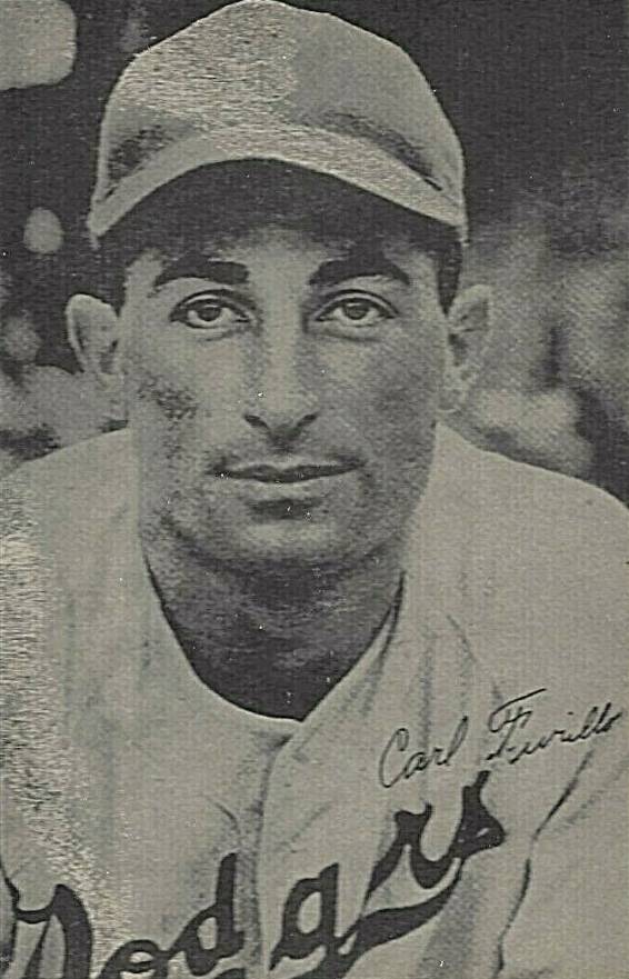 1947 Bond Bread Exhibit Carl Furillo # Baseball Card