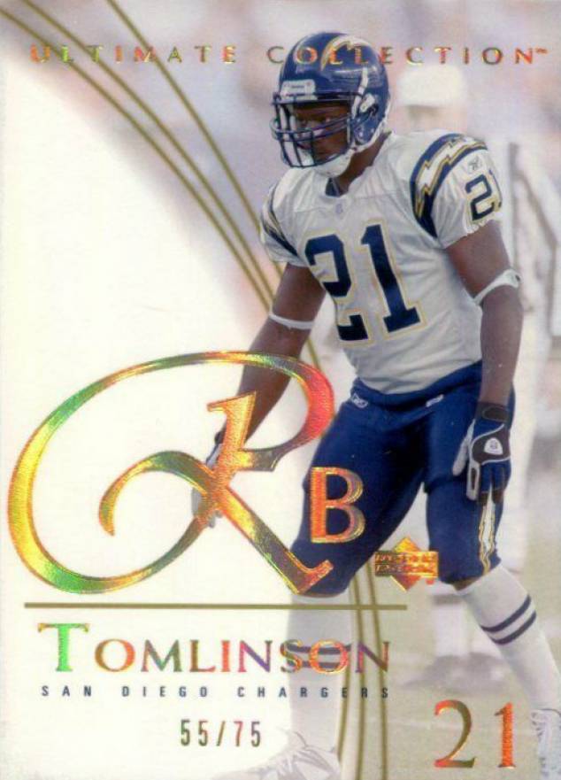 2003 Ultimate Collection  LaDainian Tomlinson #21 Football Card