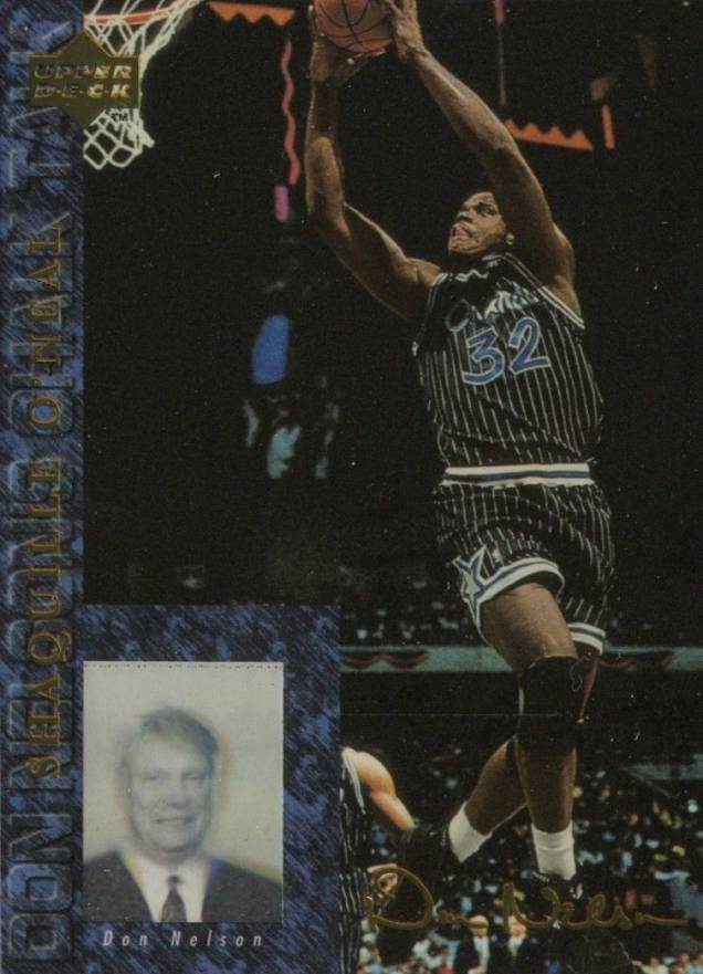 1994 Upper Deck Nelson Chalk Talk Shaquille O'Neal #9 Basketball Card