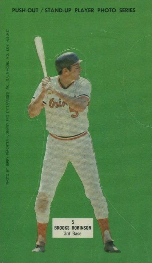 1973 Johnny Pro Orioles Brooks Robinson #5 Baseball Card