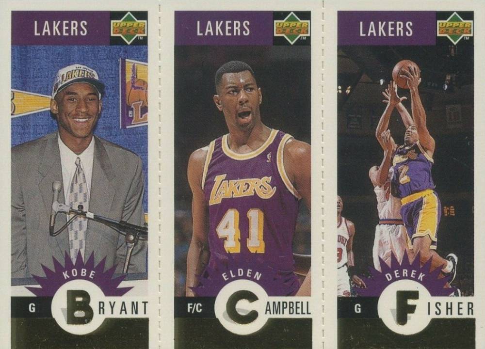1996 Collector's Choice Mini II Bryant/Campbell/Fisher # Basketball Card