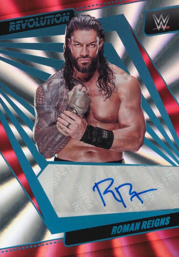 2022 Panini Revolution WWE Autographs Roman Reigns #AGRRN Other Sports Card