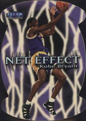 1999 Fleer Tradition Net Effect Kobe Bryant #1 Basketball Card