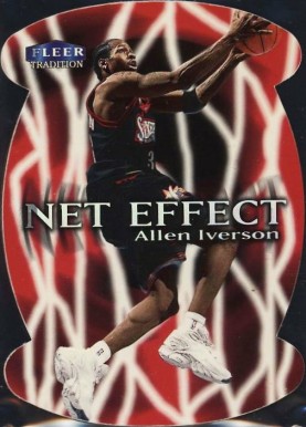 1999 Fleer Tradition Net Effect Allen Iverson #6 Basketball Card