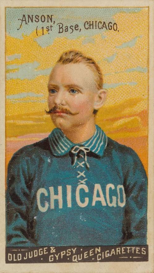 1888 Goodwin Champions Cap Anson # Baseball Card