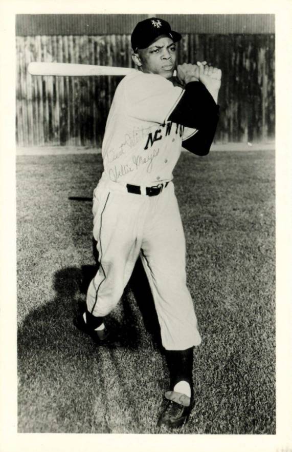 1953 Howard Photo Service Postcards Willie Mays # Baseball Card