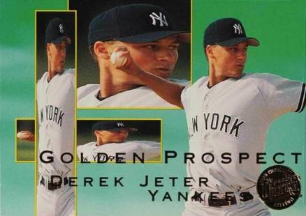 1995 Ultra Golden Prospect Derek Jeter #7 Baseball Card