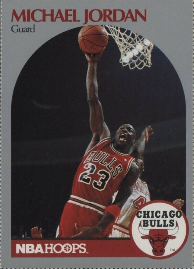 1990 Hoops Team Night Sheets Michael Jordan # Basketball Card