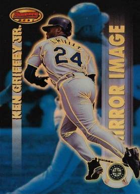 1999 Bowman's Best Mirror Image Ken Griffey Jr./Ruben Mateo #M2 Baseball Card