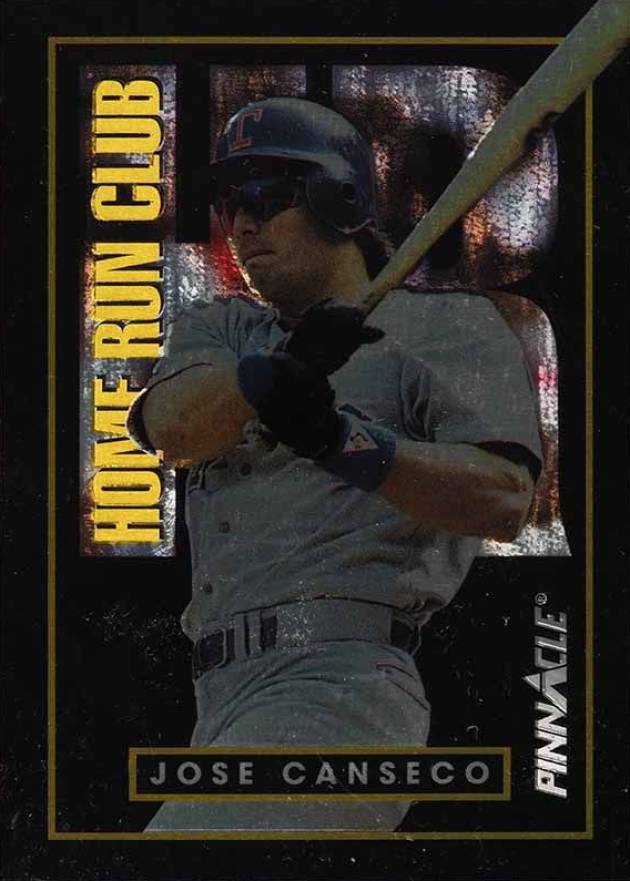 1993 Pinnacle Home Run Club Jose Canseco #10 Baseball Card