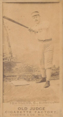 1887 Old Judge Townsend, C., Athletics #461-2b Baseball Card