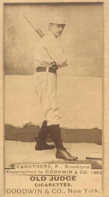 1887 Old Judge Caruthers, P., Brooklyns #71-7b Baseball Card
