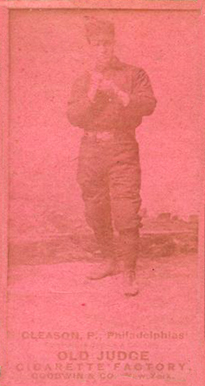1887 Old Judge Gleason, P., Philadelphias #192-4a Baseball Card