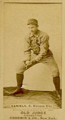1887 Old Judge Daniels, C. Kansas City #116-3a Baseball Card