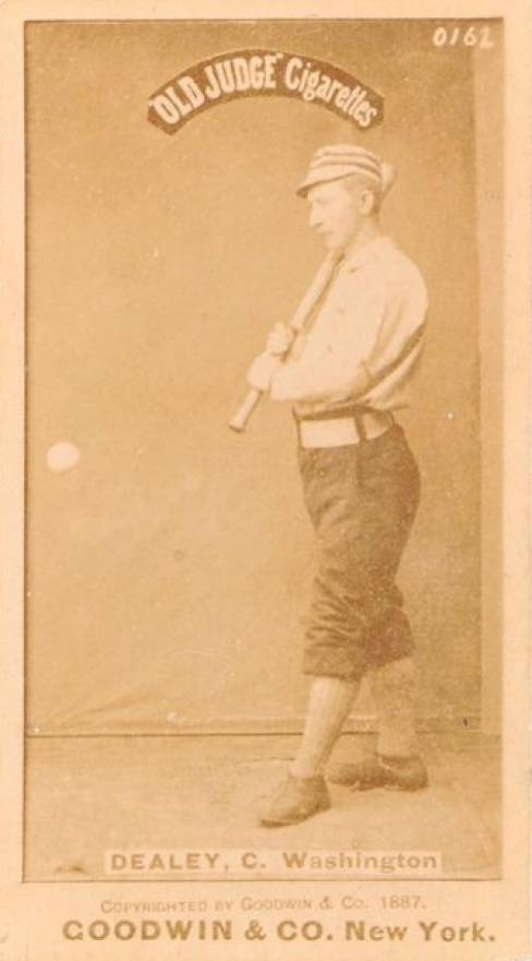 1887 Old Judge Dealey, C. Washington #120-5a Baseball Card