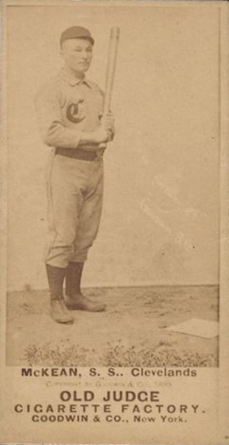 1887 Old Judge McKean, S.S., Clevelands #314-1a Baseball Card
